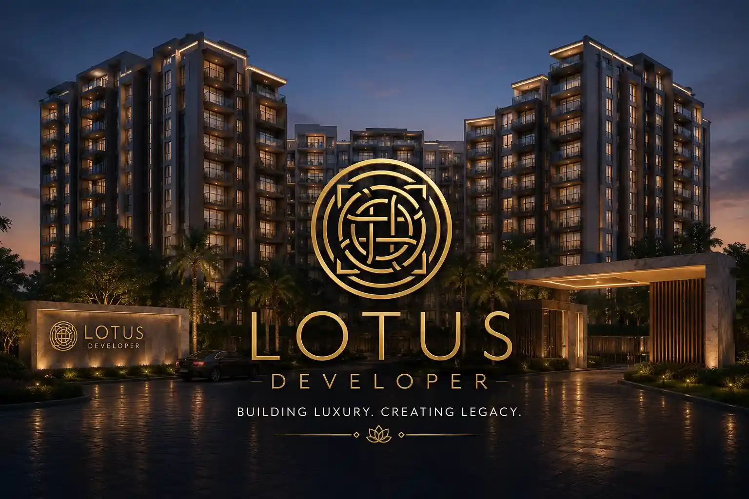 Lotus Developers Official Logo for Mangalore real estate developments