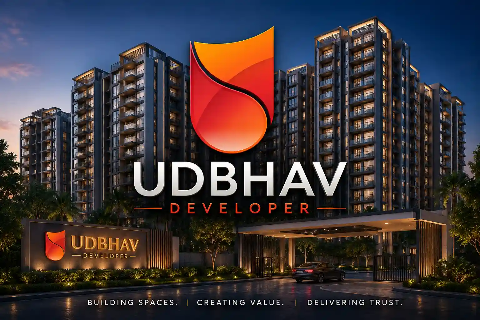 Udbhav Developers Official Logo for Mangalore real estate developments